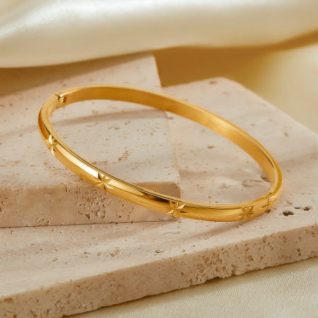 Bratara inox cu stelute incrustate [7]