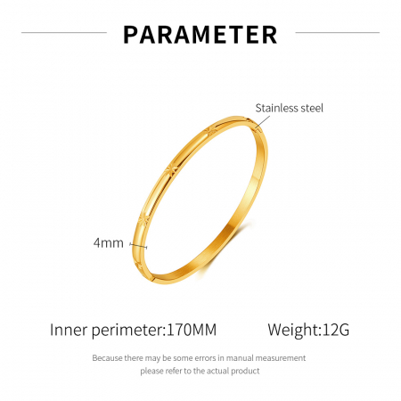 Bratara inox cu stelute incrustate [5]