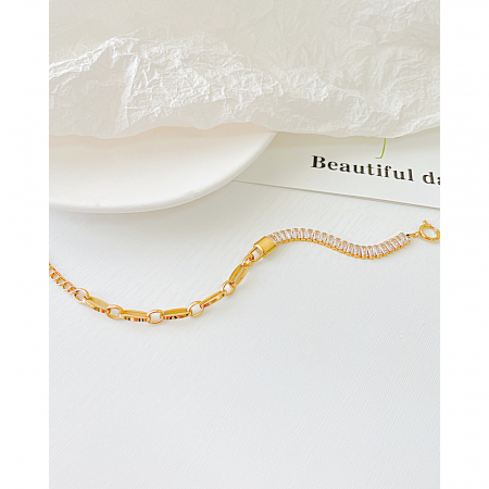 Bratara inox cu zirconii Elegance [5]