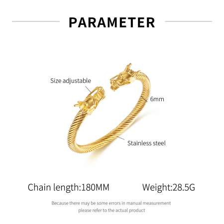 Bratara inox Dragon [3]