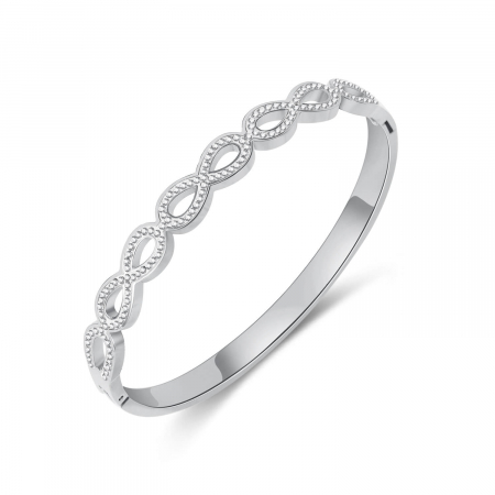 Bratara inox Dragoste Infinita cu zirconii [5]