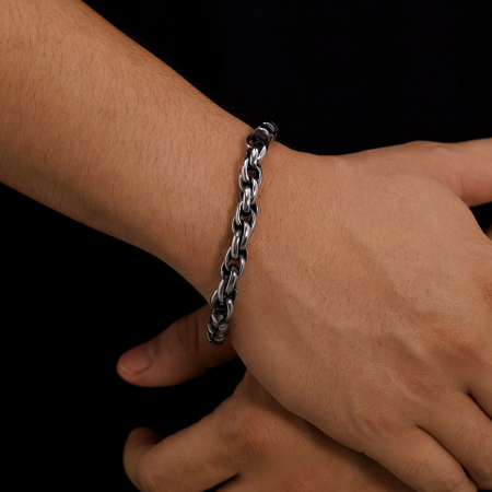 Bratara inox Duo – Echilibru intre Forta si Eleganta [3]