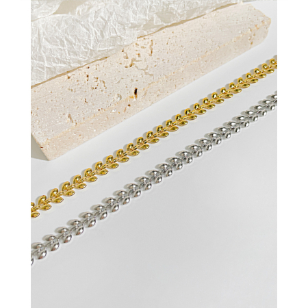 Bratara inox Frunza de Maslin – Eleganta si Rafinamet Feminin [5]