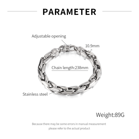 Bratara inox Lant Masiv – Eleganta si Putere in Design Modern [1]