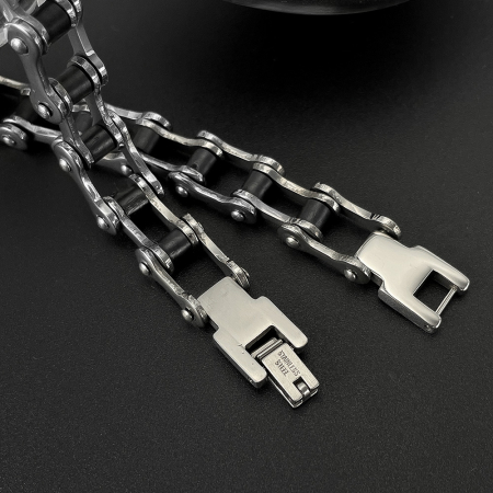 Bratara inox Lant Moto cu Placuta – Forta si Masculinitate [13]