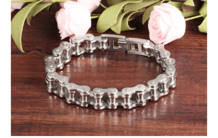 Bratara inox lant moto – Forta si stil mecanic [5]