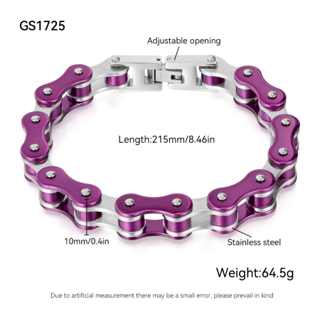 Bratara inox Lant Moto – Simbol al Fortei si Libertatii [5]