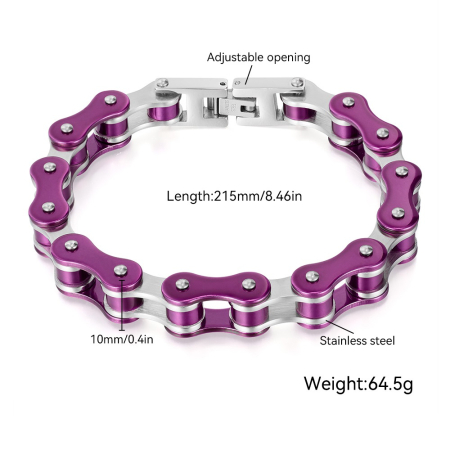 Bratara inox Lant Moto – Simbol al Fortei si Libertatii [6]