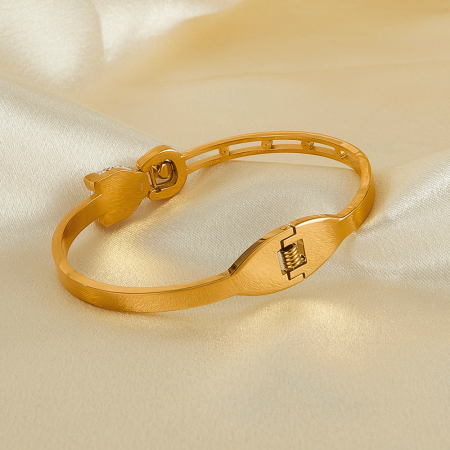 Bratara inox Leopard cu zirconii [4]