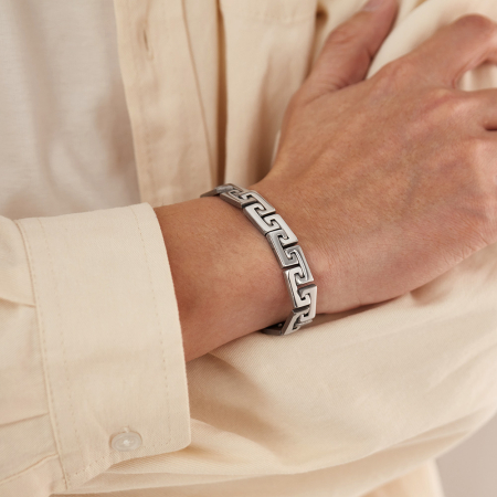 Bratara inox Model Grecesc – Simbol al Puterii si Echilibrului [5]