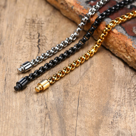 Bratara inox neagra [2]