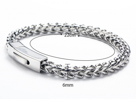 Bratara inox argintie [1]