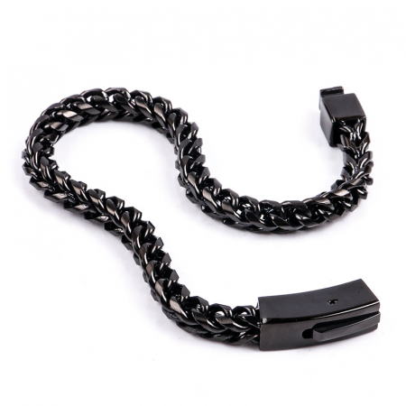 Bratara inox neagra [2]