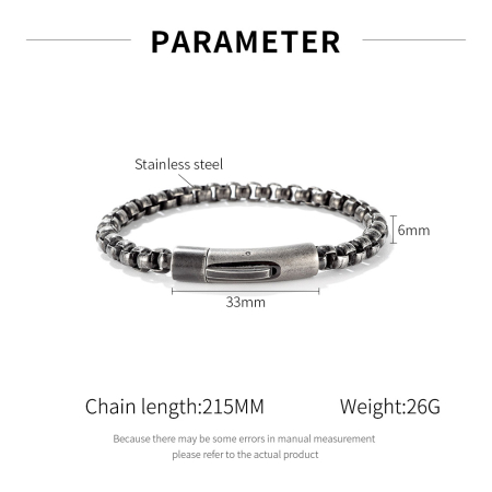 Bratara inox neagra – Eleganta urbana si rafinament masculin [4]