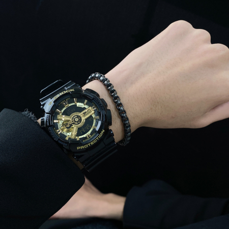 Bratara inox neagra – Eleganta urbana si rafinament masculin [1]