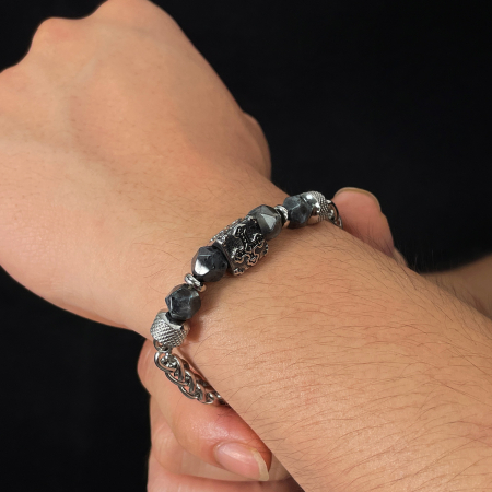 Bratara inox reglabila cu sfanta cruce [6]