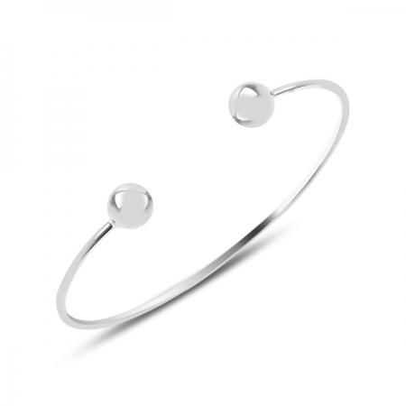 Bratara reglabila din argint 925 cu bilute BTU0077 [0]