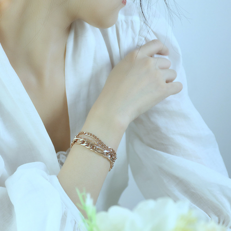 Bratara reglabila tripla din inox [1]