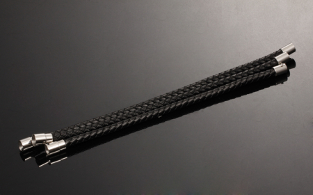 Bratara simpla din piele naturala si inox [5]