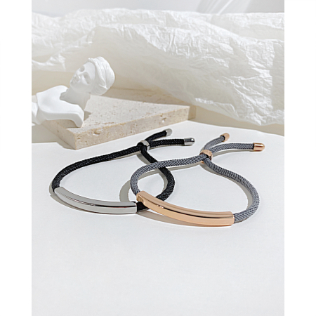 Bratara textila cu inox auriu – Simplitate si eleganta moderna [7]