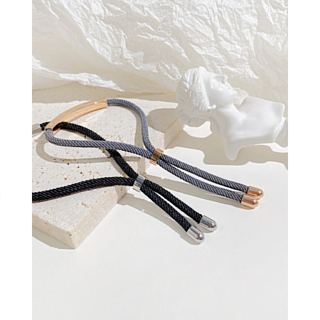 Bratara textila cu inox auriu – Simplitate si eleganta moderna [8]