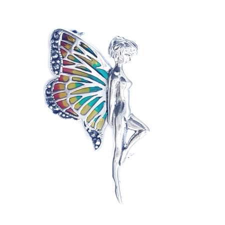 Brosa argint 925 cu zana [1]