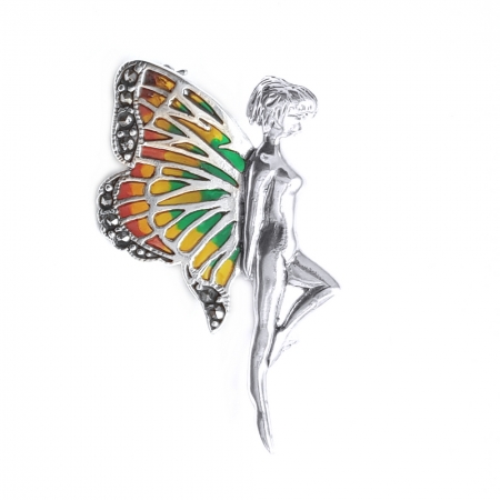 Brosa argint 925 cu zana [0]