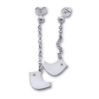 Cercei argint 925 cu pasari vrabiute [0]