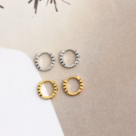 Cercei argint 925 placati cu aur 18K cu zirconii colorate [7]