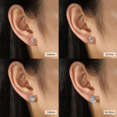 Cercei argint 925 placati cu aur 14K cu zirconiu [4]