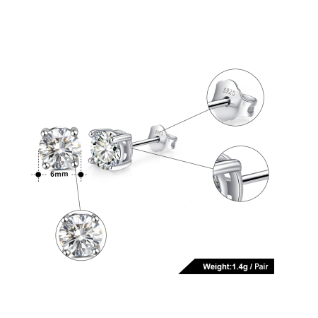 Cercei argint 925 placati cu rodiu cu zirconiu peridot [5]