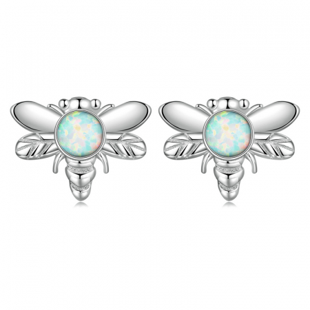 Cercei argint albinute de opal [7]
