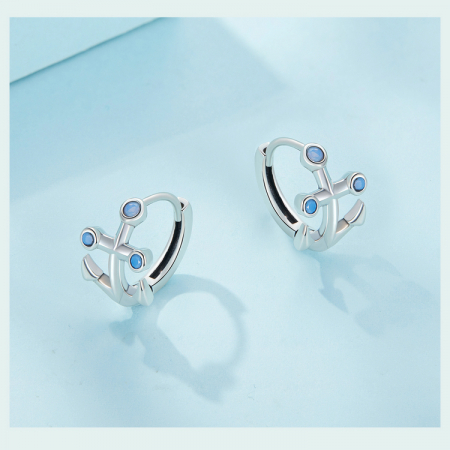 Cercei argint ancora [13]