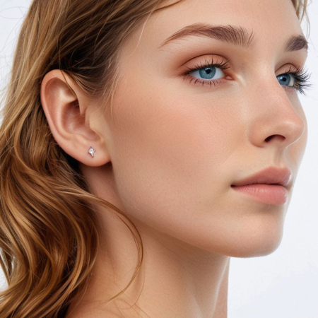 Cercei argint asimetrici zodia rac [2]