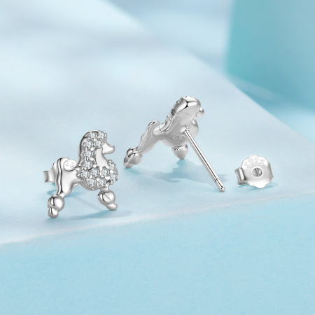 Cercei argint catei Pudel [2]