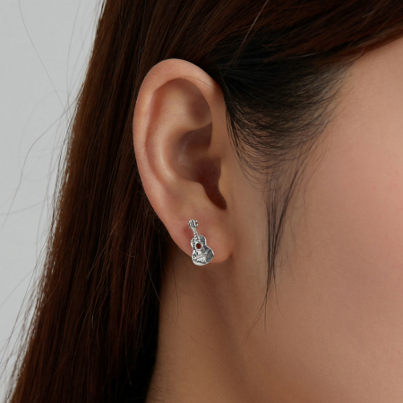 Cercei argint chitara vintage [2]