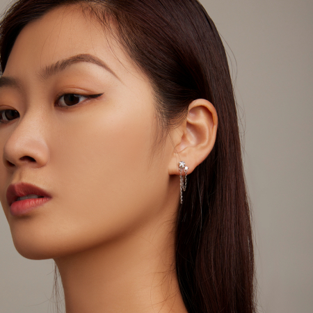 Cercei argint cicuras cu stelute [1]