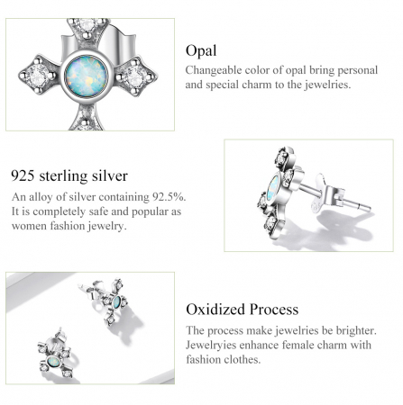 Cercei argint cruciulite vintage [7]