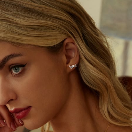 Cercei argint cu catei Dachshund (Teckel) [5]