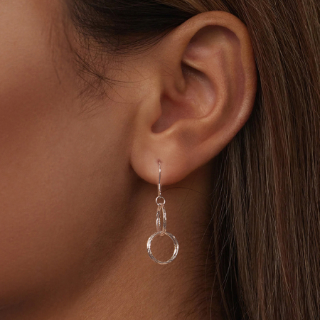Cercei argint cu cercuri [15]