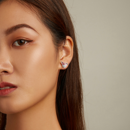 Cercei argint cu fluturasi [7]