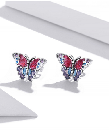 Cercei argint cu fluturasi [9]