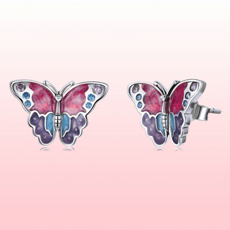 Cercei argint cu fluturasi [12]