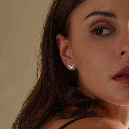 Cercei argint cu fluturi [5]