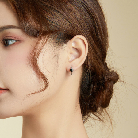 Cercei argint cu inimioare [5]