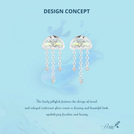 Cercei argint cu meduze [9]