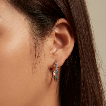 Cercei argint cu ochi de deochi [1]