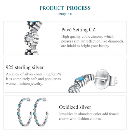 Cercei argint cu ochi de deochi [8]