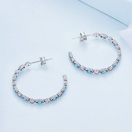 Cercei argint cu ochi de deochi [5]