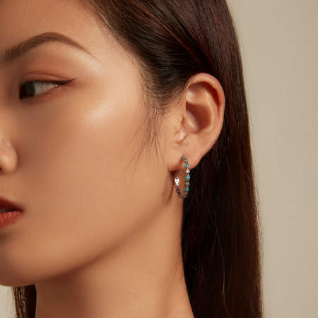 Cercei argint cu ochi de deochi [3]